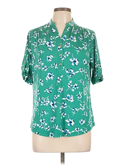 Pre-owned Joie De Vivre Short Sleeve Polo Shirt In Green