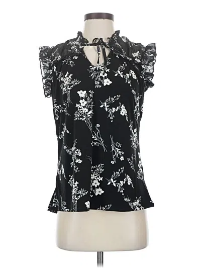 Pre-owned Joie De Vivre Sleeveless Blouse In Black