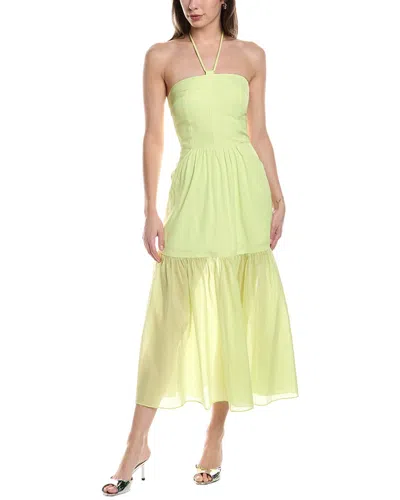 Joie Delphi Silk-blend Midi Dress In Green | ModeSens