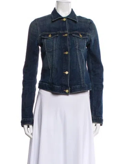 Pre-owned Joie Denim Jacket In Blue