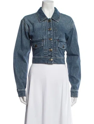 Pre-owned Joie Denim Jacket In Blue