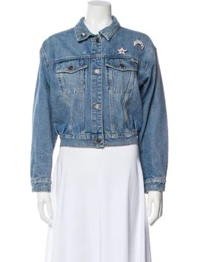 Pre-owned Joie Denim Jacket In Blue