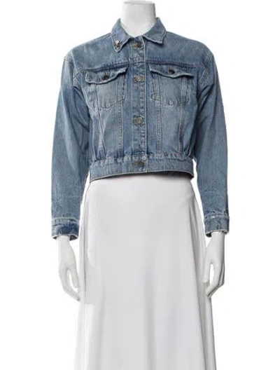 Pre-owned Joie Denim Jacket In Blue