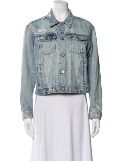 Pre-owned Joie Denim Jacket In Blue