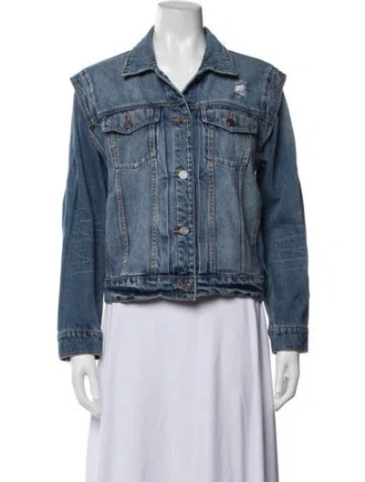Pre-owned Joie Denim Jacket In Blue