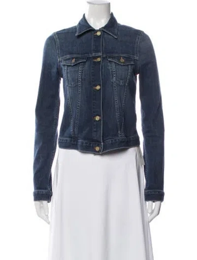 Pre-owned Joie Denim Jacket In Blue