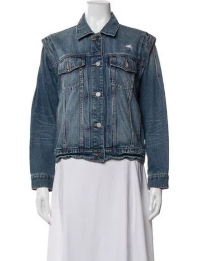 Pre-owned Joie Denim Jacket In Blue