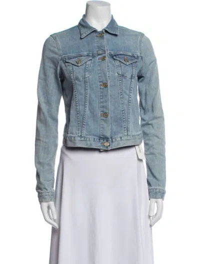 Pre-owned Joie Denim Jacket In Blue