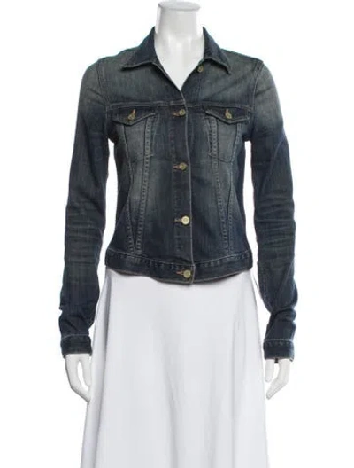 Pre-owned Joie Denim Jacket In Blue