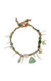 Joie Digiovanni Barbie Mermaid Dream World Rocker Choker In Gold