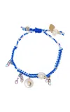 Joie Digiovanni Blue Moon Stainless Steel Multi-stone Bracelet
