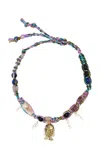 Joie Digiovanni Lavender Glow 18k Rose Gold Necklace In Purple