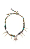 Joie Digiovanni Mediterranean Dendritic 18k Yellow Gold Multi-stone Necklace