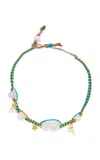 Joie Digiovanni Mexican Dream Knotted Silk Necklace In Multi