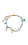Joie Digiovanni Spring Magic Knotted Silk Multi-stone Bracelet