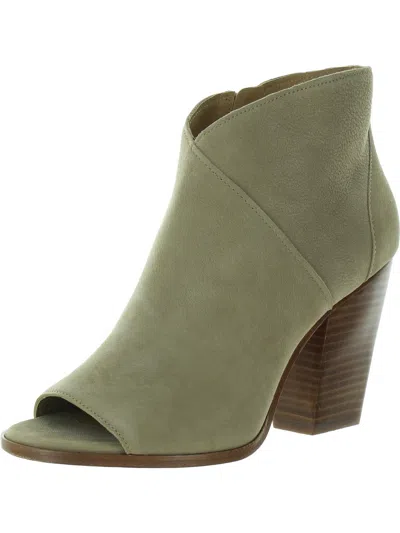 Joie Diya Womens Nubuck Peep-toe Booties In Multi