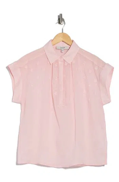 Joie Embroidered Cap Sleeve Top In Pattern