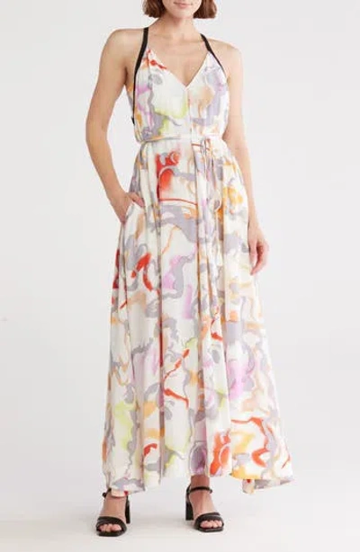 Joie Esmeralda Silk Gown In Multi