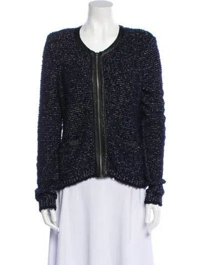 Pre-owned Joie Evening Jacket In Blue