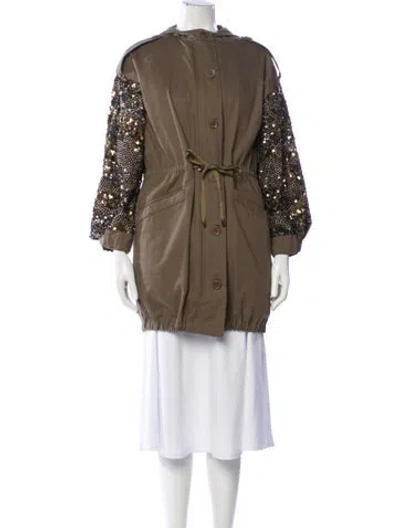 Pre-owned Joie Evening Jacket In Green