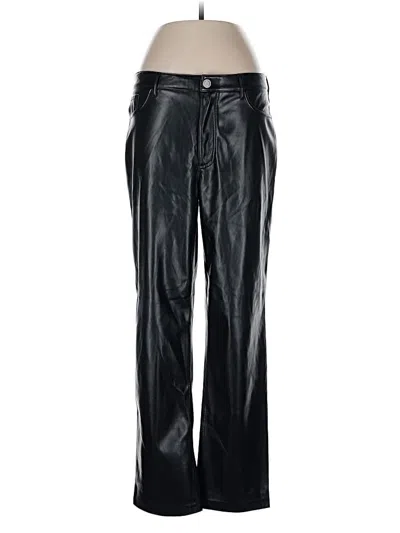 Pre-owned Joie Faux Leather Pants In Black