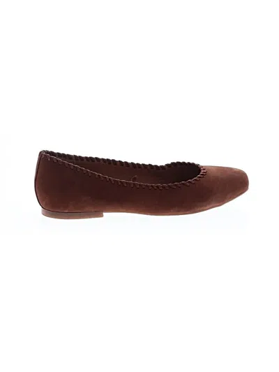 Pre-owned Joie Flats In Brown
