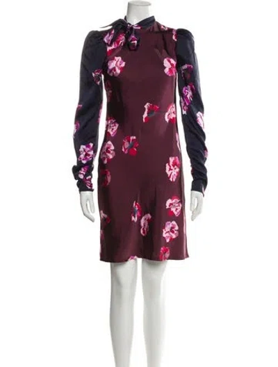Pre-owned Joie Floral Print Knee-length Dress