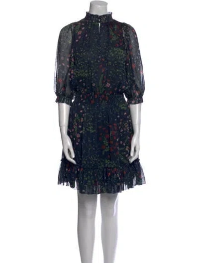Pre-owned Joie Floral Print Knee-length Dress