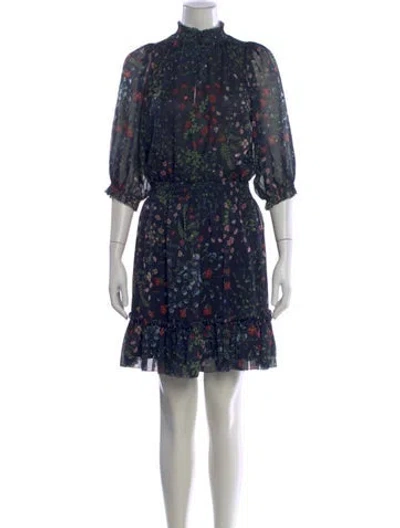 Pre-owned Joie Floral Print Mini Dress