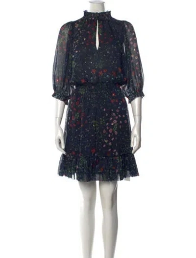 Pre-owned Joie Floral Print Mini Dress