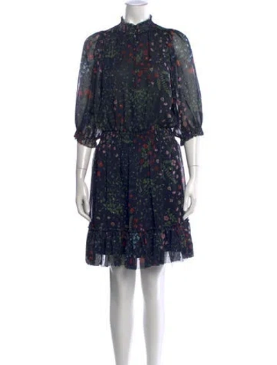 Pre-owned Joie Floral Print Mini Dress