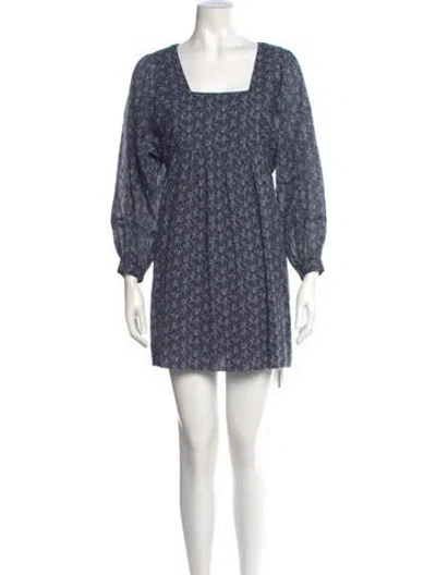 Pre-owned Joie Floral Print Mini Dress In Multi