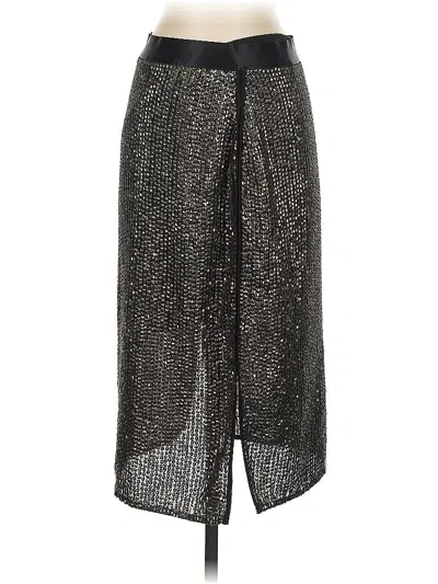 Pre-owned Joie Formal Skirt In Gold