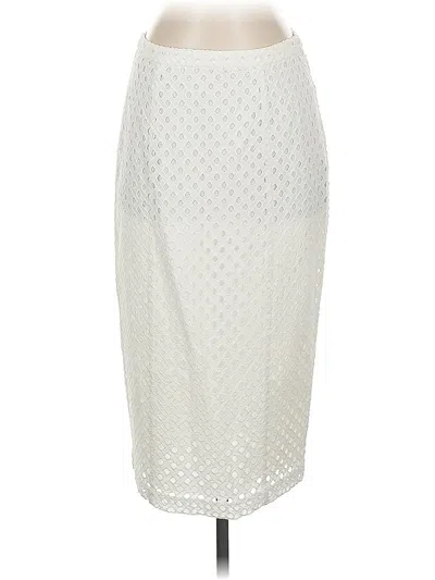Pre-owned Joie Formal Skirt In White
