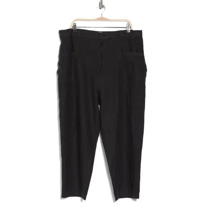 Joie Gia Linen Pants In Caviar