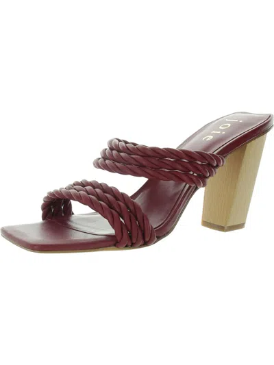 Joie Giulianna Womens Leather Dressy Heels In Multi