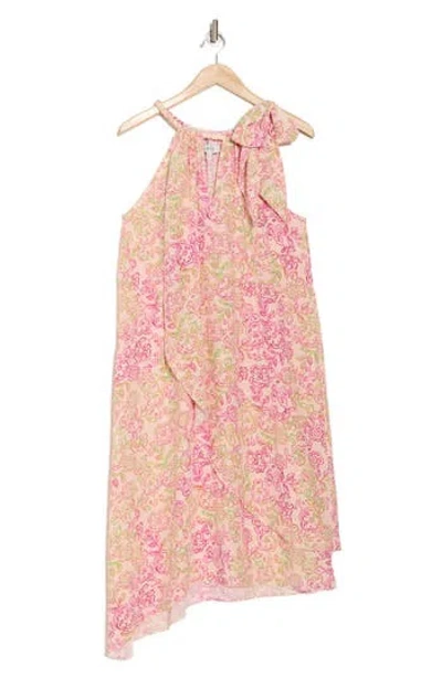 Joie Hayes Asymmetric Silk Dress