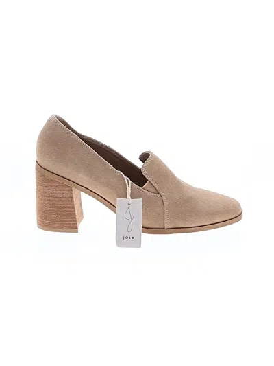 Pre-owned Joie Heels In Tan