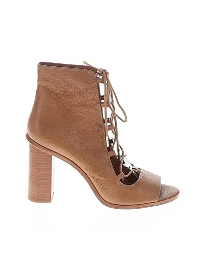 Pre-owned Joie Heels In Tan