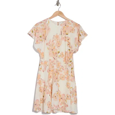 Joie Hunter Floral Shift Dress In White