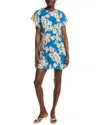 Joie Hunter Floral Shift Dress In Blue