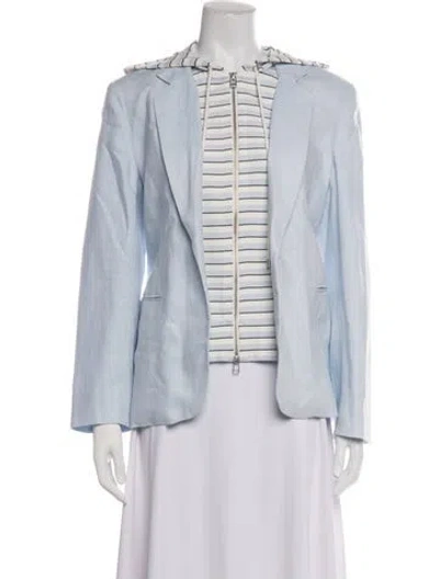 Pre-owned Joie Jacket In Blue/white