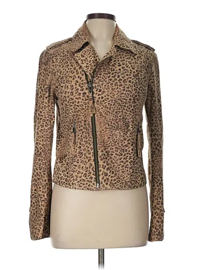 Pre-owned Joie Jacket In Tan