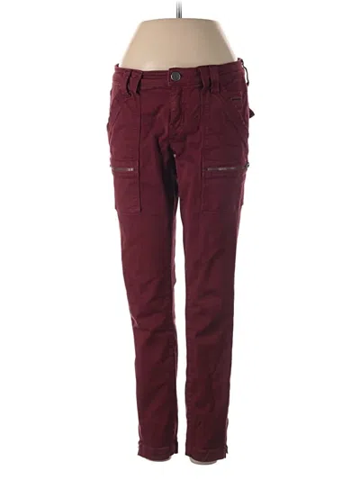 Pre-owned Joie Jeans In Burgundy