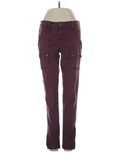 Pre-owned Joie Jeans In Burgundy