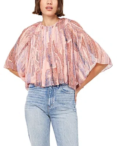 Joie Joya Silk Blouse In Pink