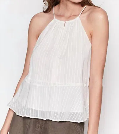 Joie Juneaux Halter Top In Porcelain In White