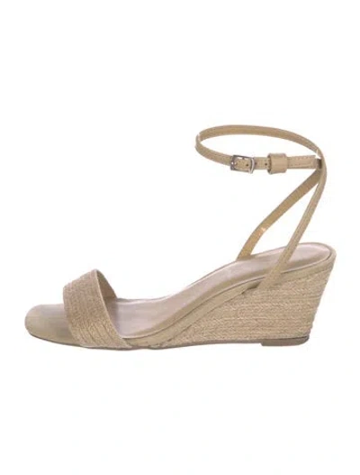 Pre-owned Joie Jute Espadrilles In Neutral