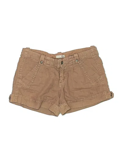 Pre-owned Joie Khaki Shorts In Brown