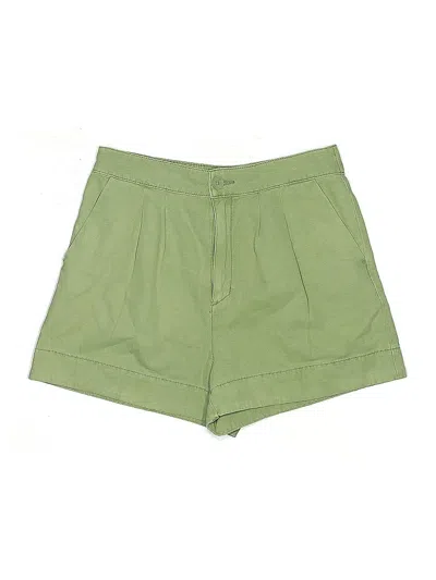 Pre-owned Joie Khaki Shorts In Green